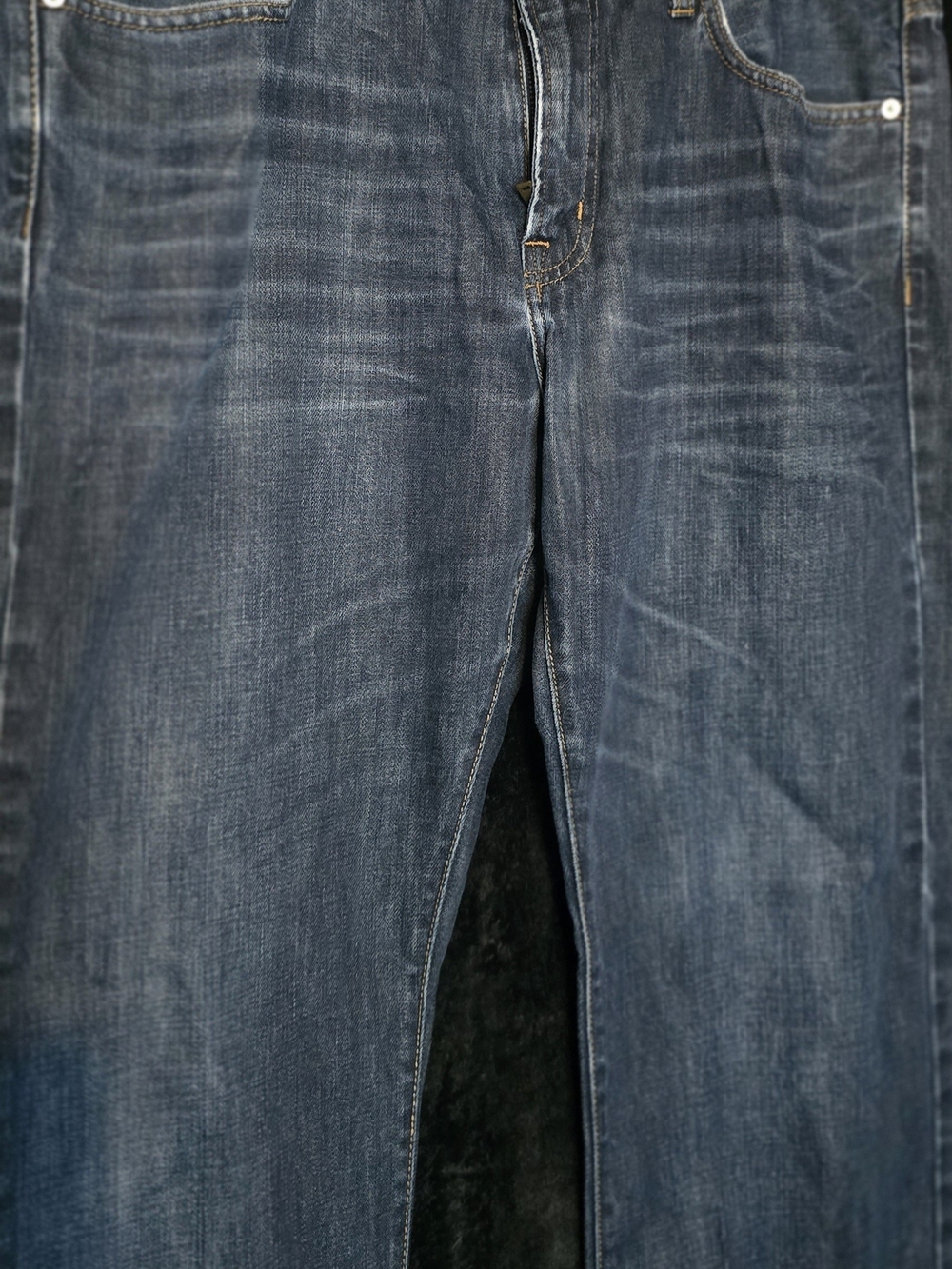 American Eagle Outfitters Men's Dark Indigo Straight Jeans